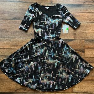 Lularoe Elegant Collection XS Nicole Dress